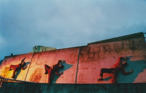 NZ, lagoon wall trio